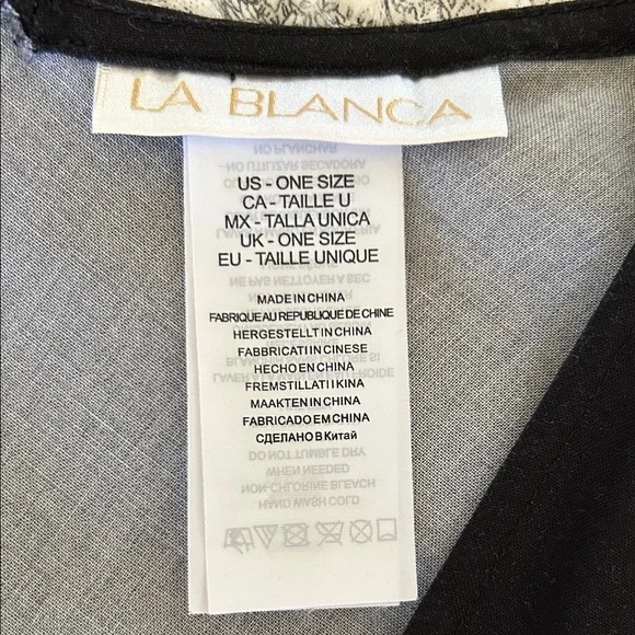 La Blanca Vibrant Floral Swim Coverup - Picture 3 of 11